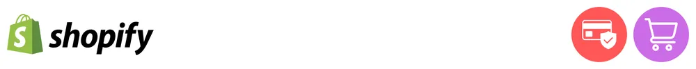 The logo of Shopify with icons showing its role in payments acceptance and processing, ecommerce and marketplaces