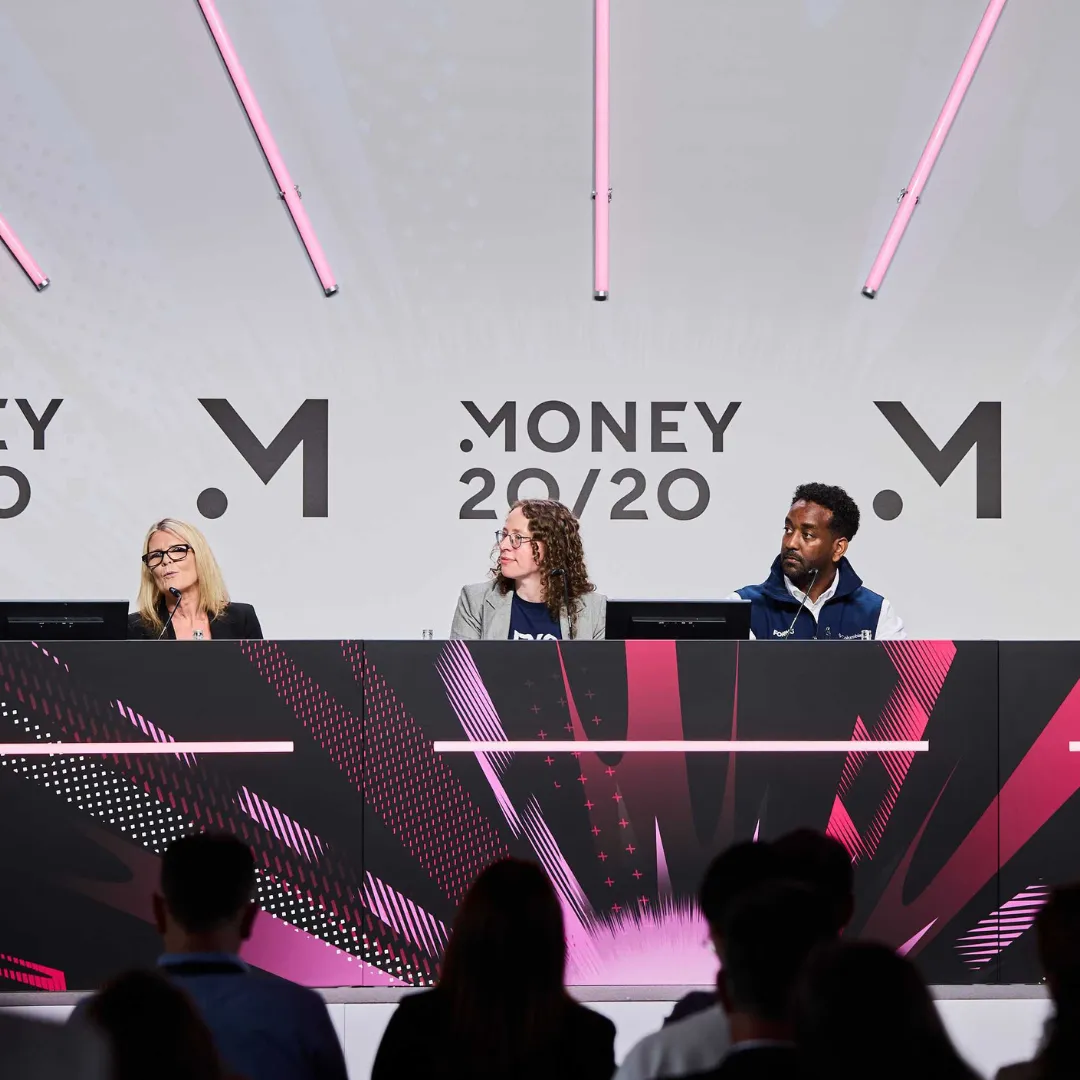 A picture of a panel event