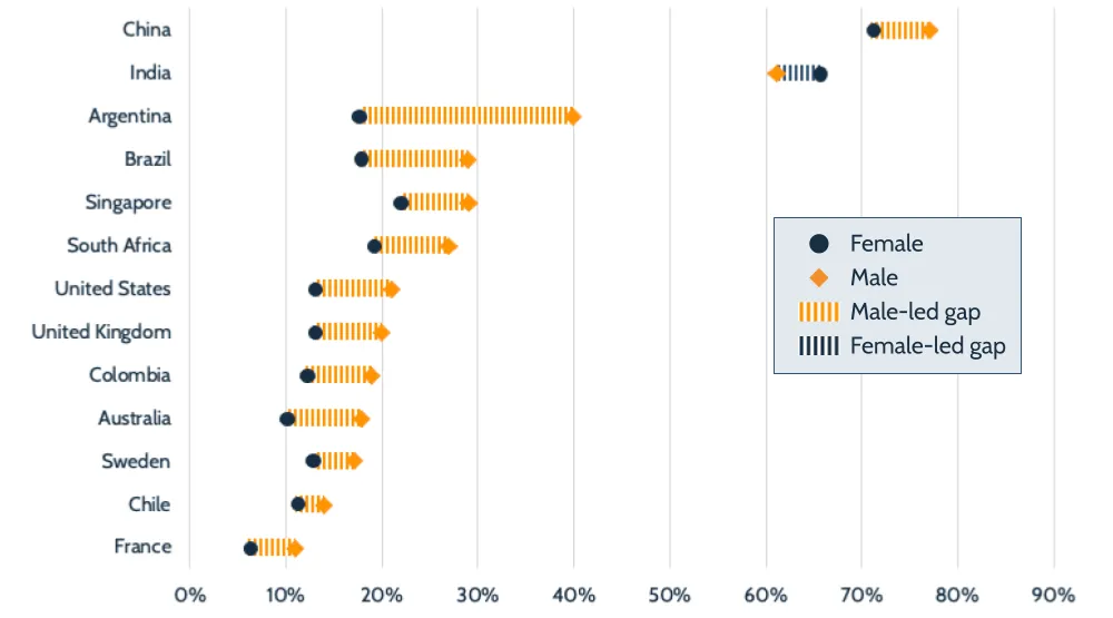 fintech payments gender gap